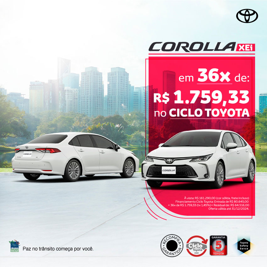 Campanha - Ciclo Toyota - Corolla - Dez/24