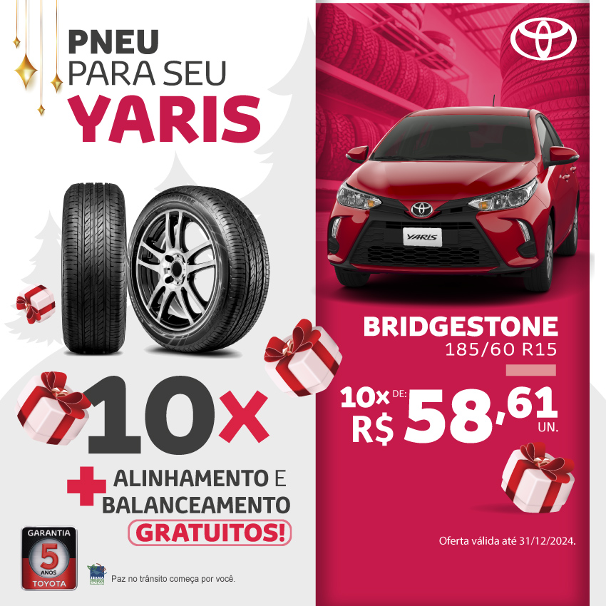 Pós venda - Pneu Yaris - Dez/24