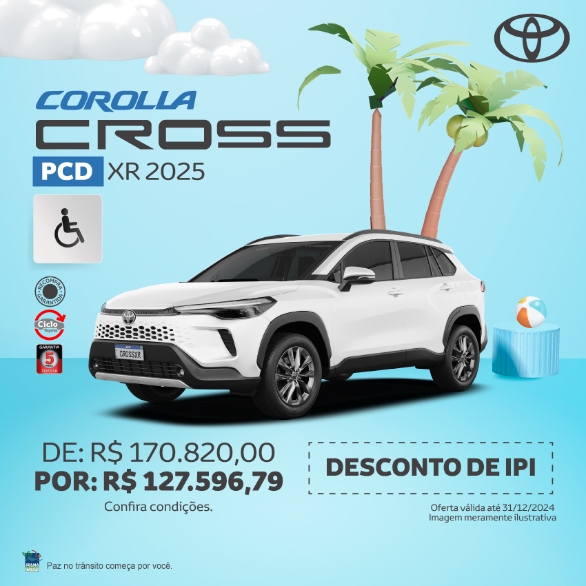 Venda Direta - PCD - Corolla Cross - Dez/24